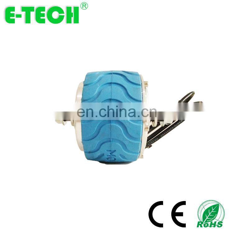 Low speed 4 inch hub motor with gear for trolley, for carts