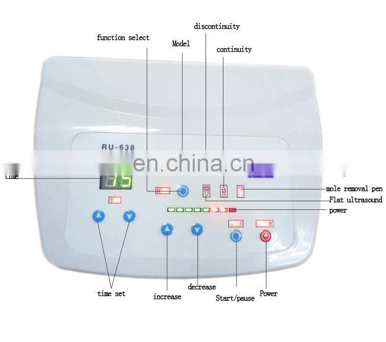 Hotsale anti-wrinkle facial freckles mole removal machine with eye body ultrasonic massage