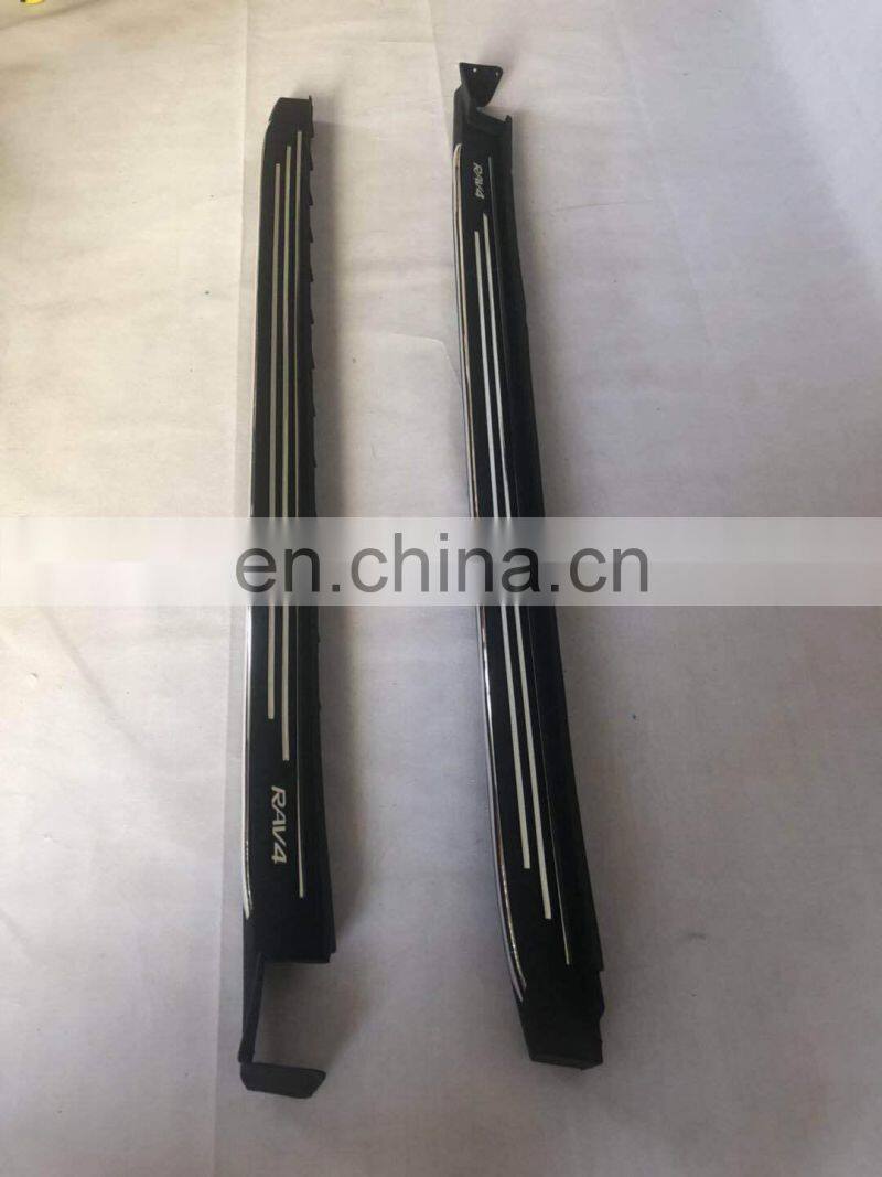 Car accessories car body parts updated parts running board side bar side step for Rav4