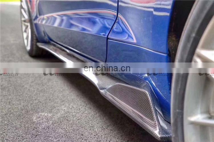 Hight quality and beautiful body kit suitable for 2018 Ford Mustang in CQCV style carbon fiber front lip rear lip side skirts