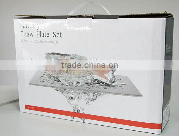 meat defrosting plate