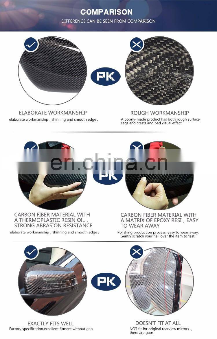 Car Carbon Door Mirror For Mercedes w218 w221 W176