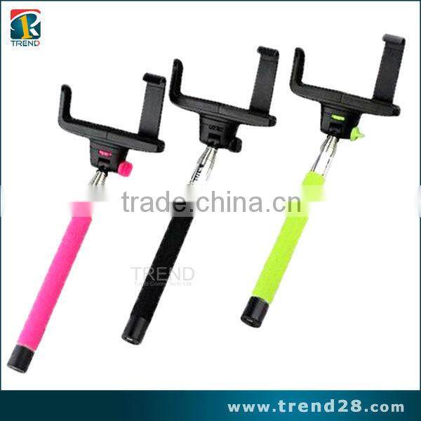wholesale colorful wireless monopod bluetooth selfie stick