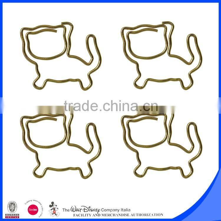 Novelty cardboard package paper clip colorful customized design clip