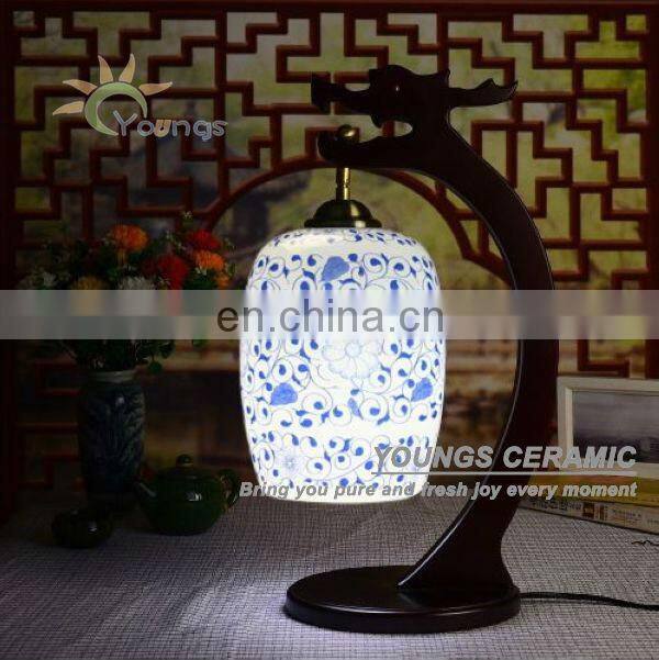 Retail And Wholesale Traditional Thin China Egg Shell Porcelain Table Lamps amp for hotel made in jingdezhen