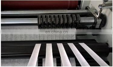 textile Conductive cloth rewind and slitting machine