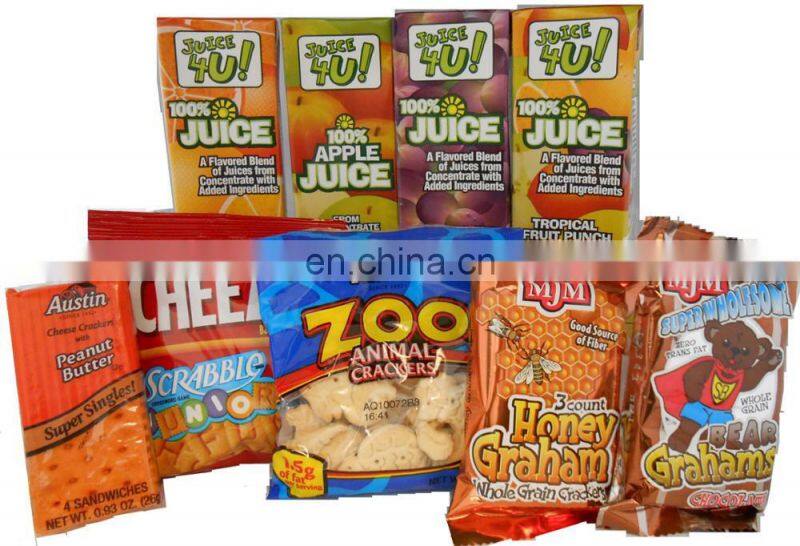 Automatic food products form fill and seal machine auto foods bag pouch weighing bagging equipment cheap price for sale