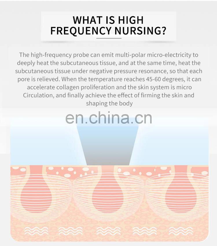 High Frequency RF Body Slimming Massage Machine Skin Lifting Anti Wrinkle Weight Loss Body Shaping Management Beauty Instrument