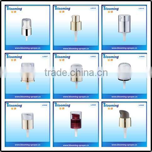 Crimp cream dispenser pp long actuator treatment pump