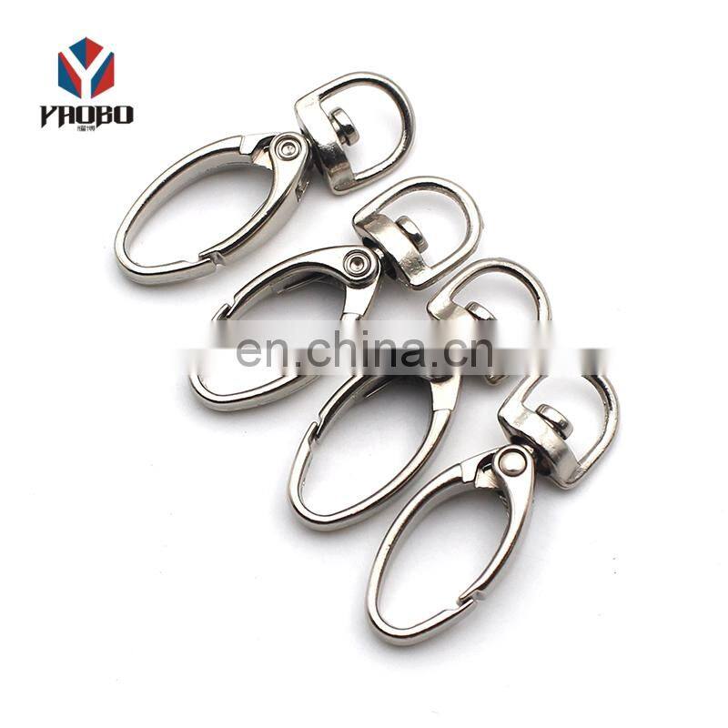 Superior Metal Swivel Clasp Keychain With Snap Hook For Handbag