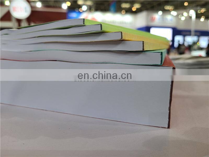 UK5 7inch Touch Screen Silence mute Hot thermal glue book cover binder, notebook hotmelt glue bookbinding machine