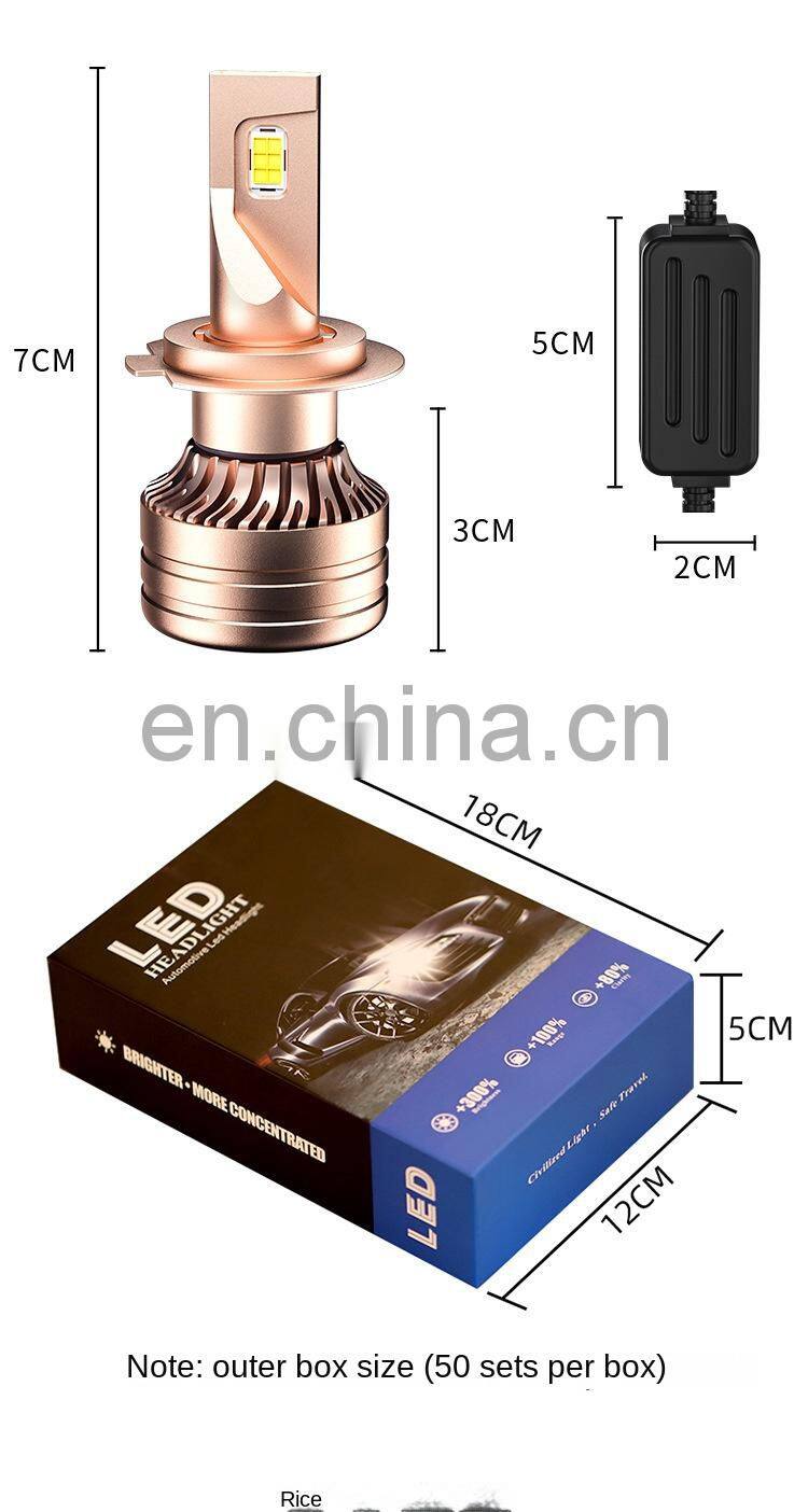 Factory S6 120w 3800LM projector lens H1 H4 h11 h7 9005 9006 9012 auto car led light motorcycle bulb h4 led headlights