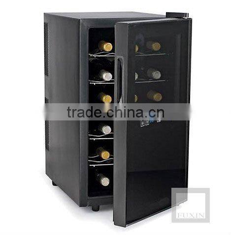 FUXIN:JC-48DFW.Semiconductor wine cellar with 18Bottles/Dual zone wine cooler.