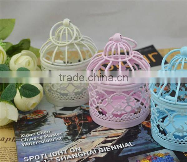 2014 new Bird cage metal lantern for wedding&home decor