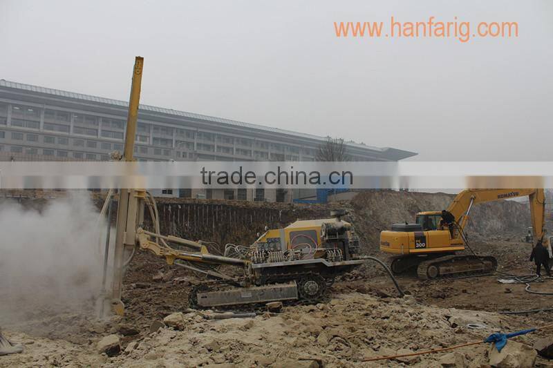 Anchoring Drill Rig With Angle