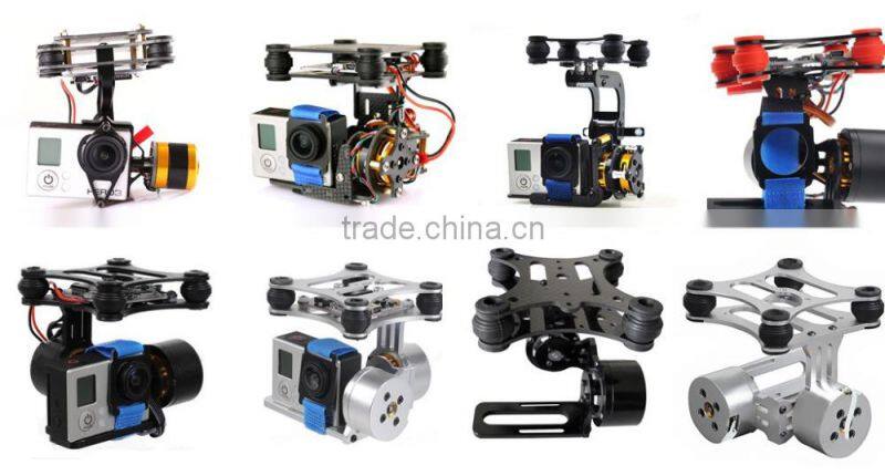 Poplar FPV 2 Axis Brushless Gimbal With Controller For DJI Phantom GoPros 3