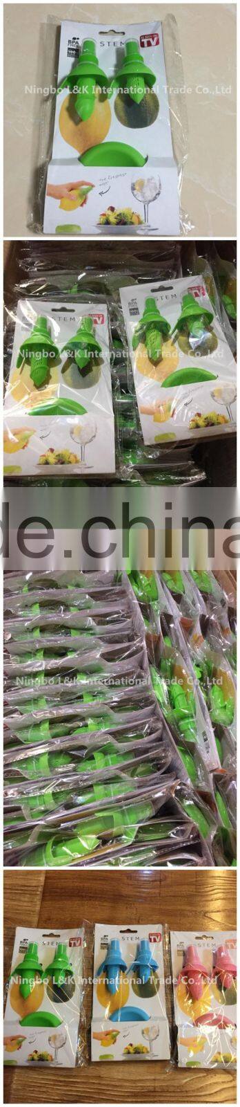 eco-friend plastic fresh friut juice citrus spsry/lemon squeeze sprayer mist for extractor set