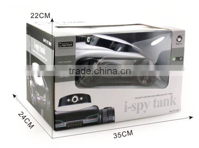 4 Channel Wifi Remote Control tank With Camera controlled by iPhone Android mobile phone