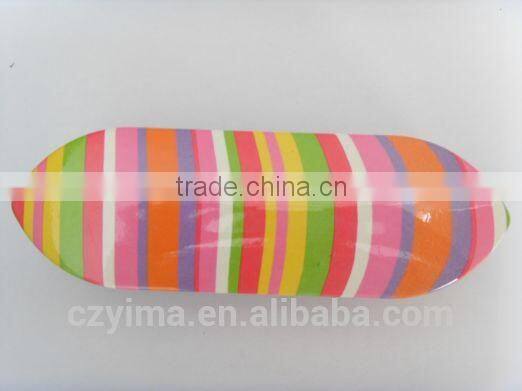 rainbow stripe horse cleaning brush