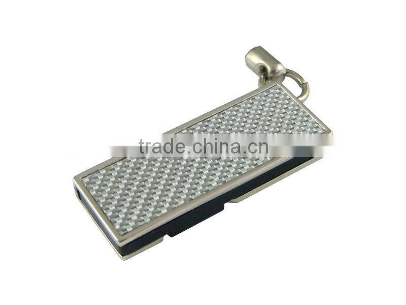 Laser logo, full capacity mini metal USB flash disk