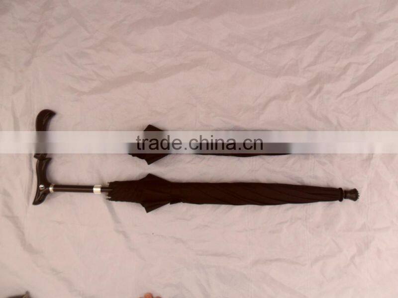 old people walking cane umbrella adjustable height umbrella