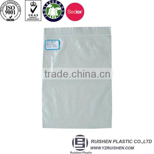 Transparent ldpe plastic zipper bag with printing