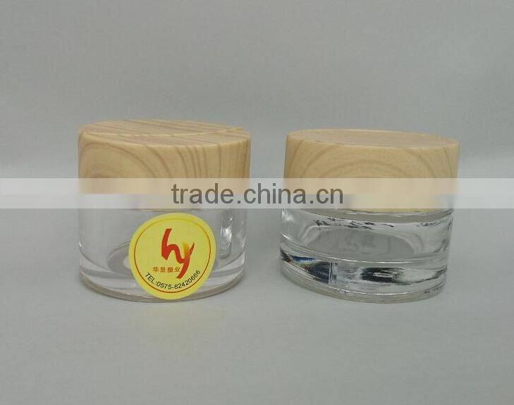 Skin care use cylindrical cosmetic packaging plastic bottle acrylic jar