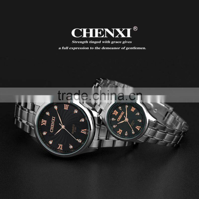 2015 Factory Direct Trendy With 3ATM Waterproof Watch,Couple Lover Wrist Watch 013AM&LS-R