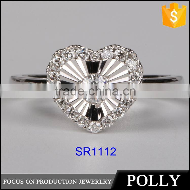hot sale china jewelry micro plates ring 925 silver