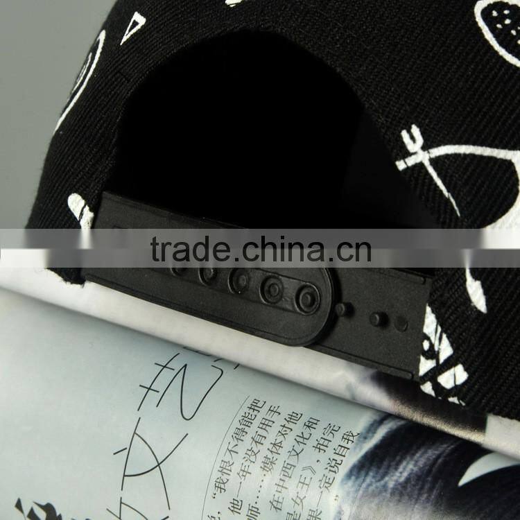 2016 Latest Letter SNEAKY Embroidery Flat Brim Snapback Boys Girls Sport Cap