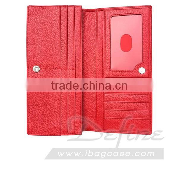 Credit Card Holder Promotion RFID blocking Genuine Leather Wallet