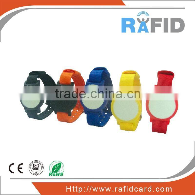 nylon rfid bracelet for access control