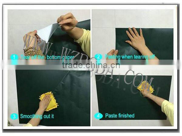popular WHITE COLOR green blackboard wall sticker with best price
