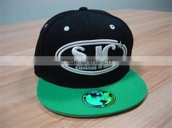 Wholesale unstructured flat cap Nylon snapback cap