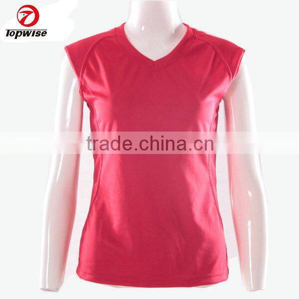 High Quality Summer V Neck T Shirt China Sports Clothing Manufacturer