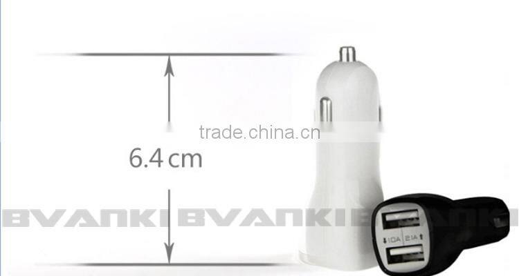Colorful Car charger usb 5v dual port usb car charger for Samsung galaxy s5 / power bank / tablet pc 110V-240V usb adapter