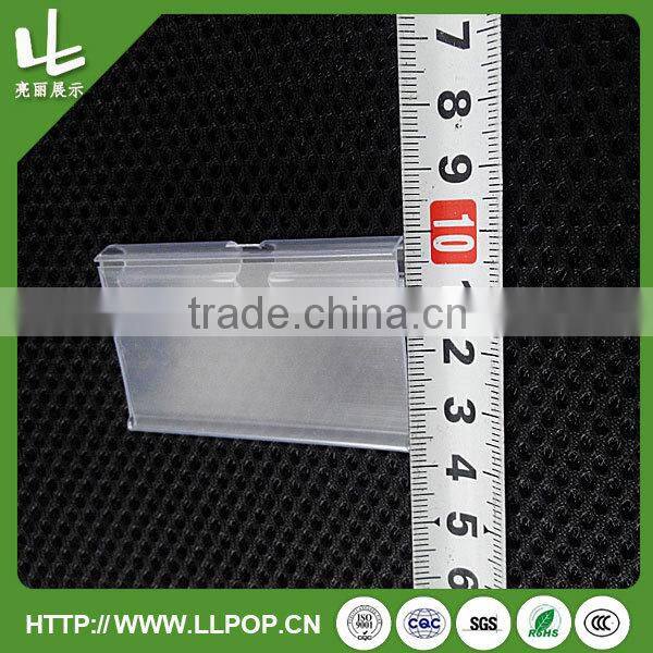 Plastic Gap Shelf Label Holder Strip
