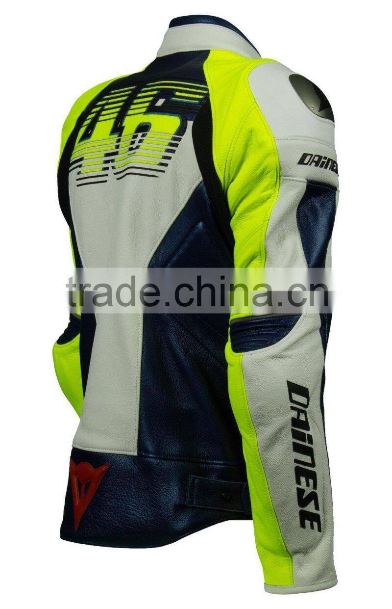 Men Motorbike Leather Jacket/Motorcycle Biker Jacket For Men/Racing wear