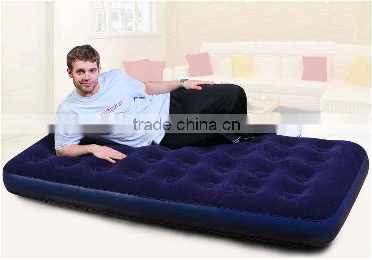 single and double sizes high quality outdoor and indoor inflatable air bed