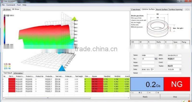LINKJOIN CIM-3115 Magnet Analyzer magnetic field tracer magnetic field strength of surface magnets trade assurance supplier