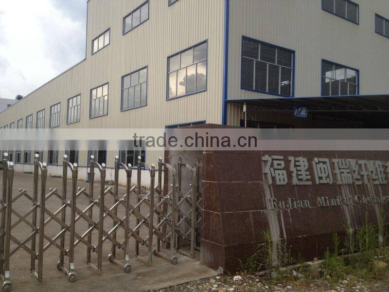 polyester staple fiber recycle semi dull raw white 1.56dtex(1,4D)x38mm