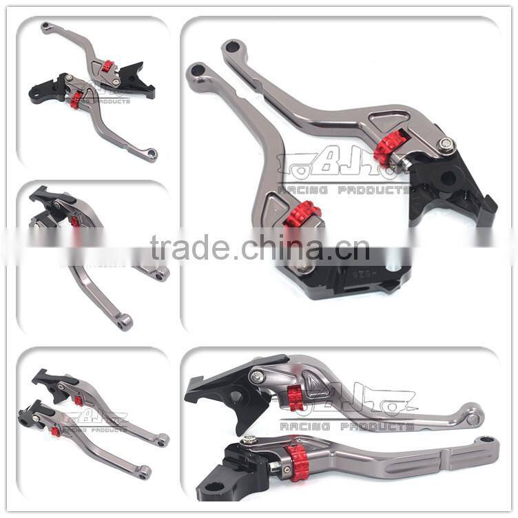 BJ-LS-010 Wholesale CNC Aluminum Short Motorcycle Adjustable Brake Clutch Lever for BMW F800R 2009-2015