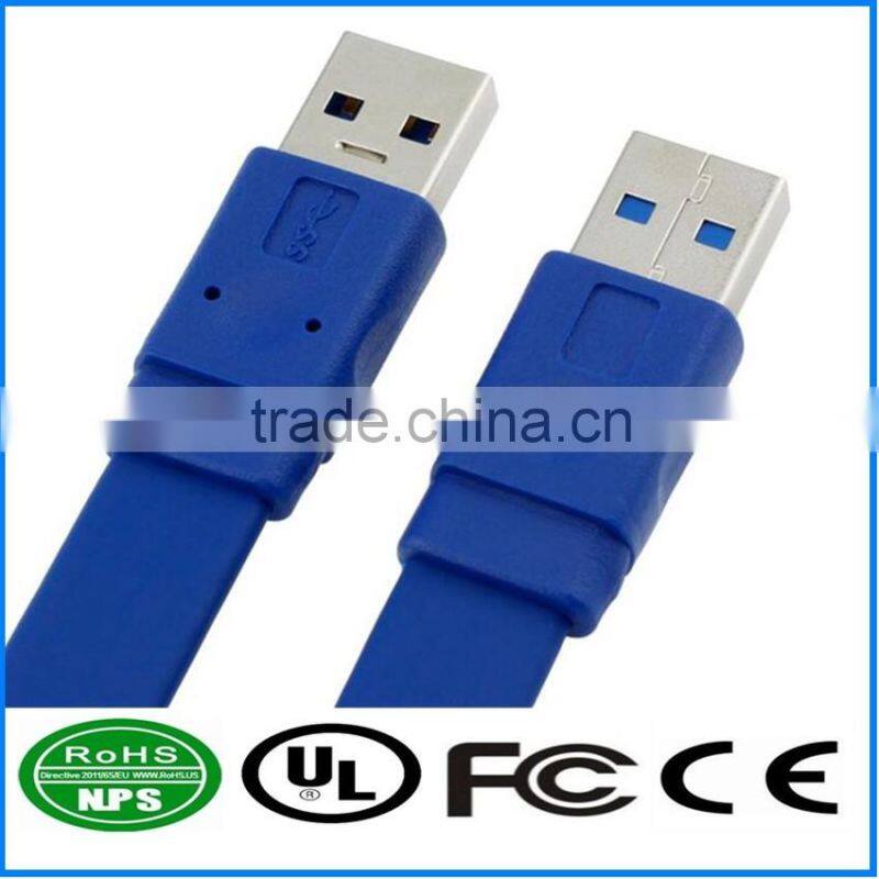 USB3.0 Datacable AM-AM Flat Wire Hard-disk Cartridge Cable
