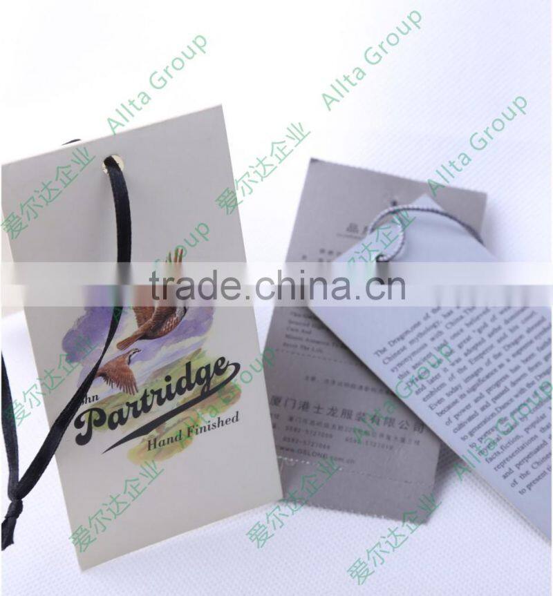 Paper hangtag, hangtag, paper hangtag with string