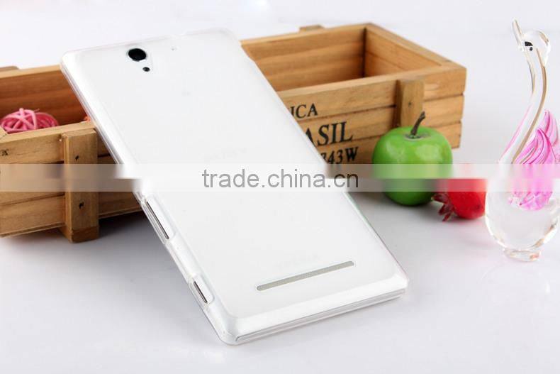 Keno Outer Glossy Inner Matte TPU Gel Cover Case for Sony Xperia C3
