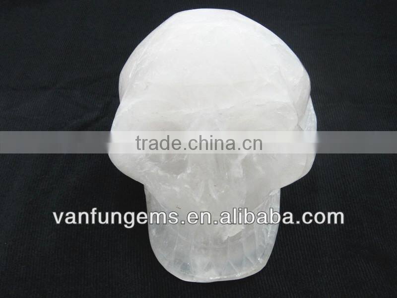 Wholesale Natural Labradorite Carving Skull