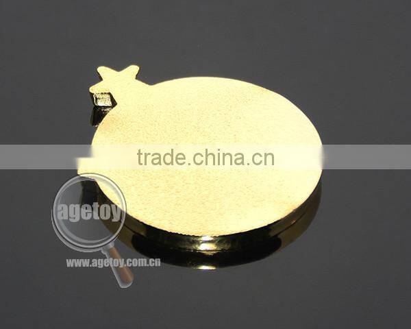 Green Box Packing Round Star Shaped Promotional Club Football Match Customize Sports Game Metal Medal