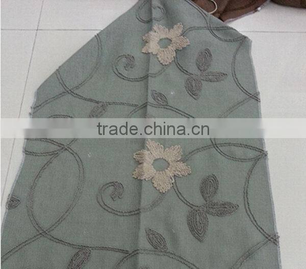 Customized antique mesh sequin embroidery fabric
