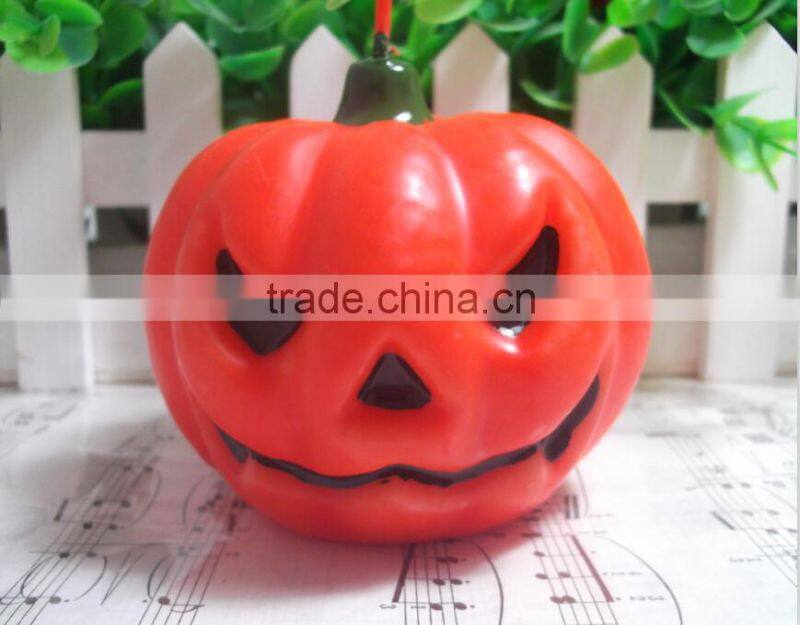 Decorative Halloween Pumpkin Candles
