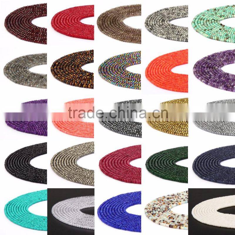 Silver Plated Olivine Color #228 Rhinestone Jewelry Rondelle Spacer Beads Variation Color and Size 4mm/6mm/8mm/10mm